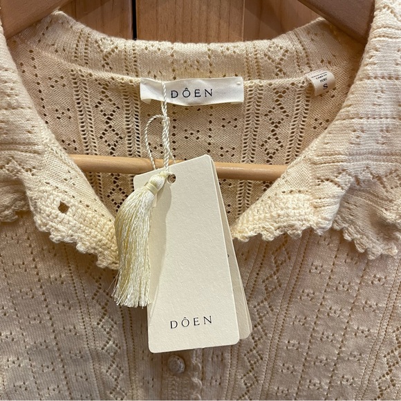 Doen Mia Henley Cream size small - Picture 5 of 8